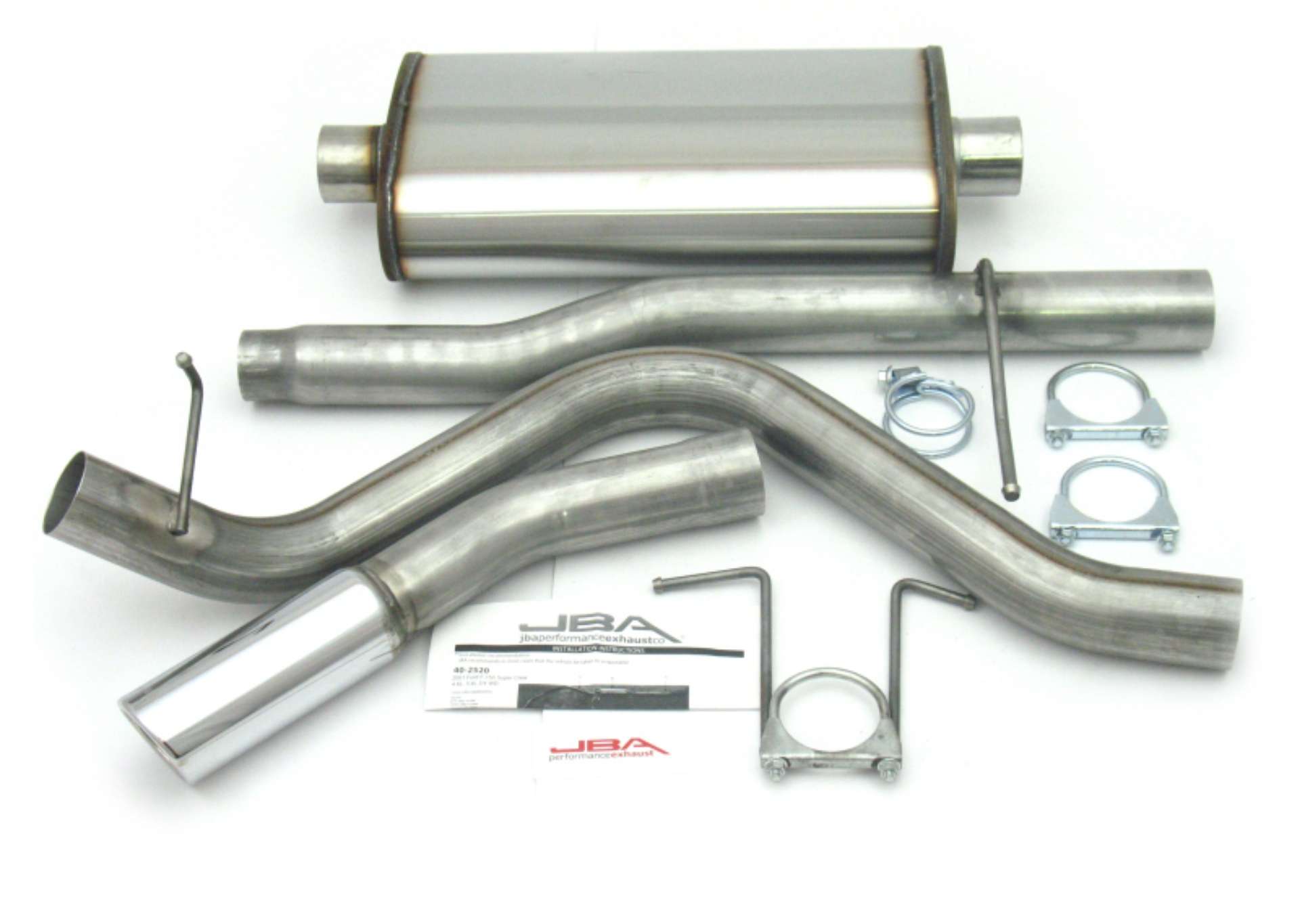 Picture of JBA 01-03 Ford F-150 Super Crew 4-6L-5-4L 409SS Pass Side Single Exit Cat-Back Exhaust