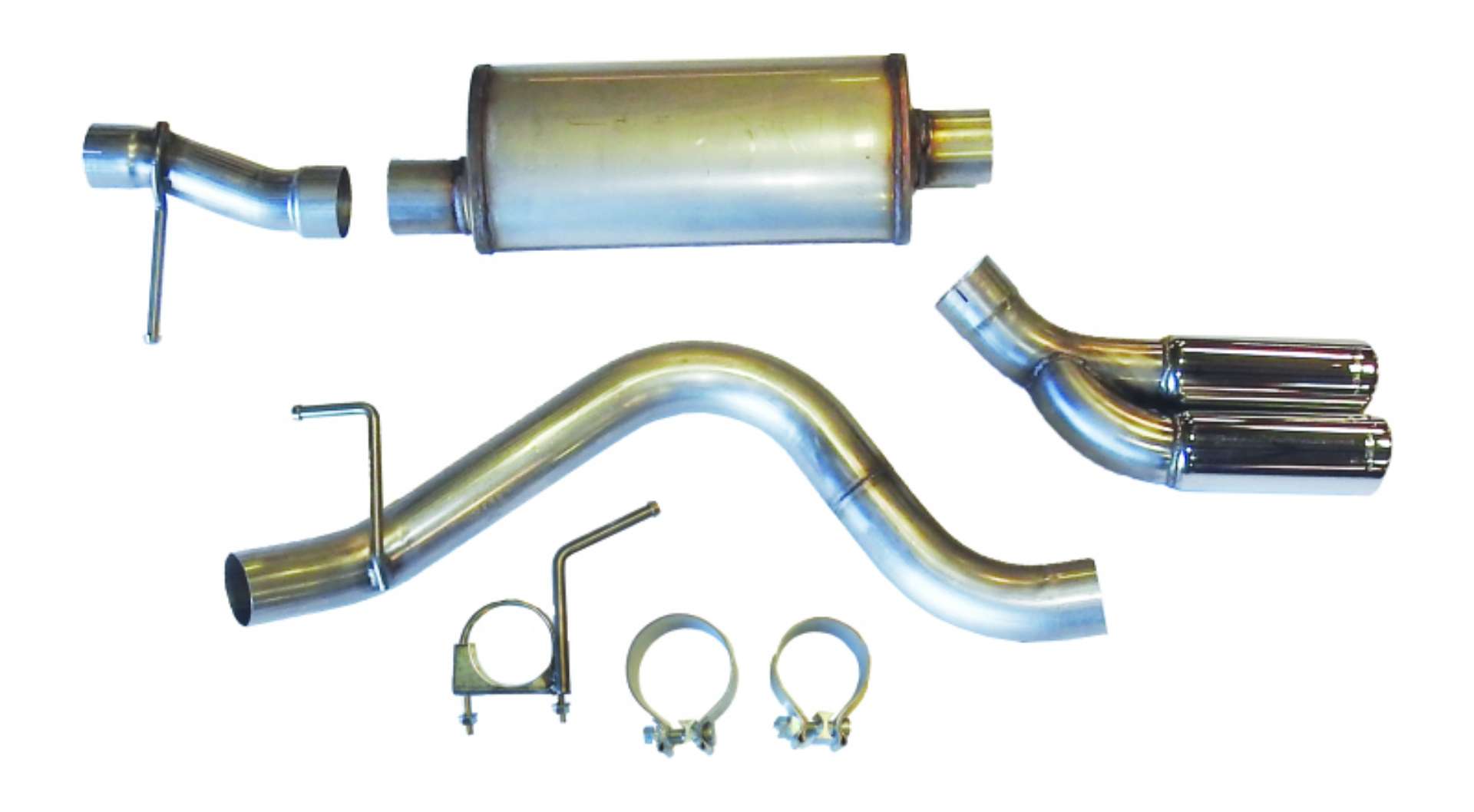 Picture of JBA 19-20 Ford Ranger 2-3L 409SS Pass Side Dual Exit Cat-Back Exhaust