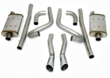 Picture of JBA 65-66 Ford Mustang 260-428 409SS Dual Through Rear Valance Header Back Exhaust