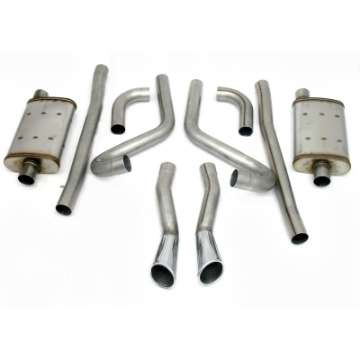 Picture of JBA 65-66 Ford Mustang 260-428 409SS Dual Through Rear Valance Header Back Exhaust