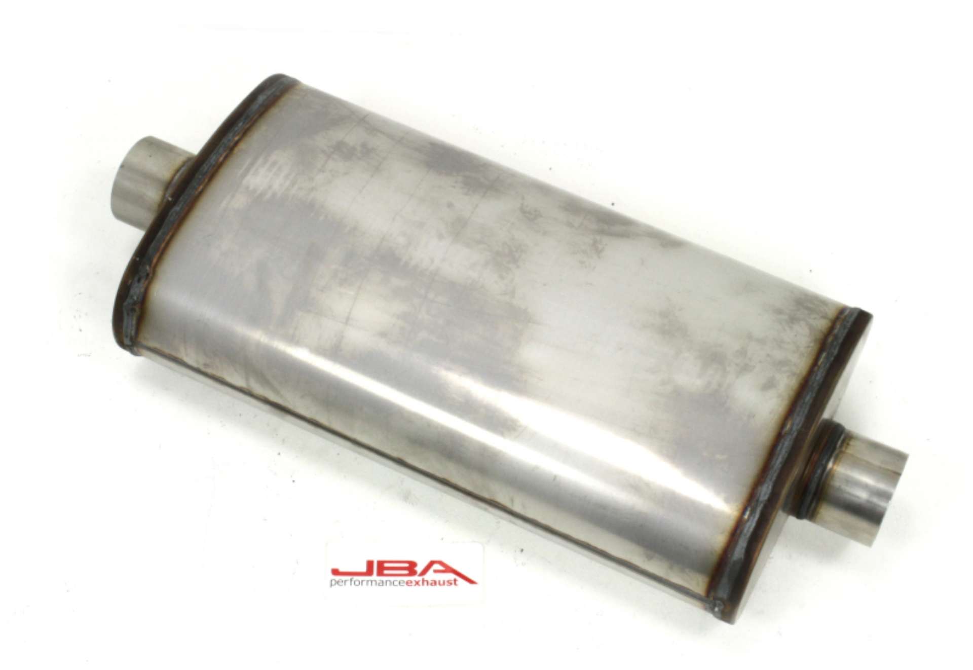 Picture of JBA Universal Dual Core 304SS Muffler 22x11x6 3in Inlet Diameter