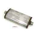 Picture of JBA Universal Dual Core 304SS Muffler 22x11x6 3in Inlet Diameter