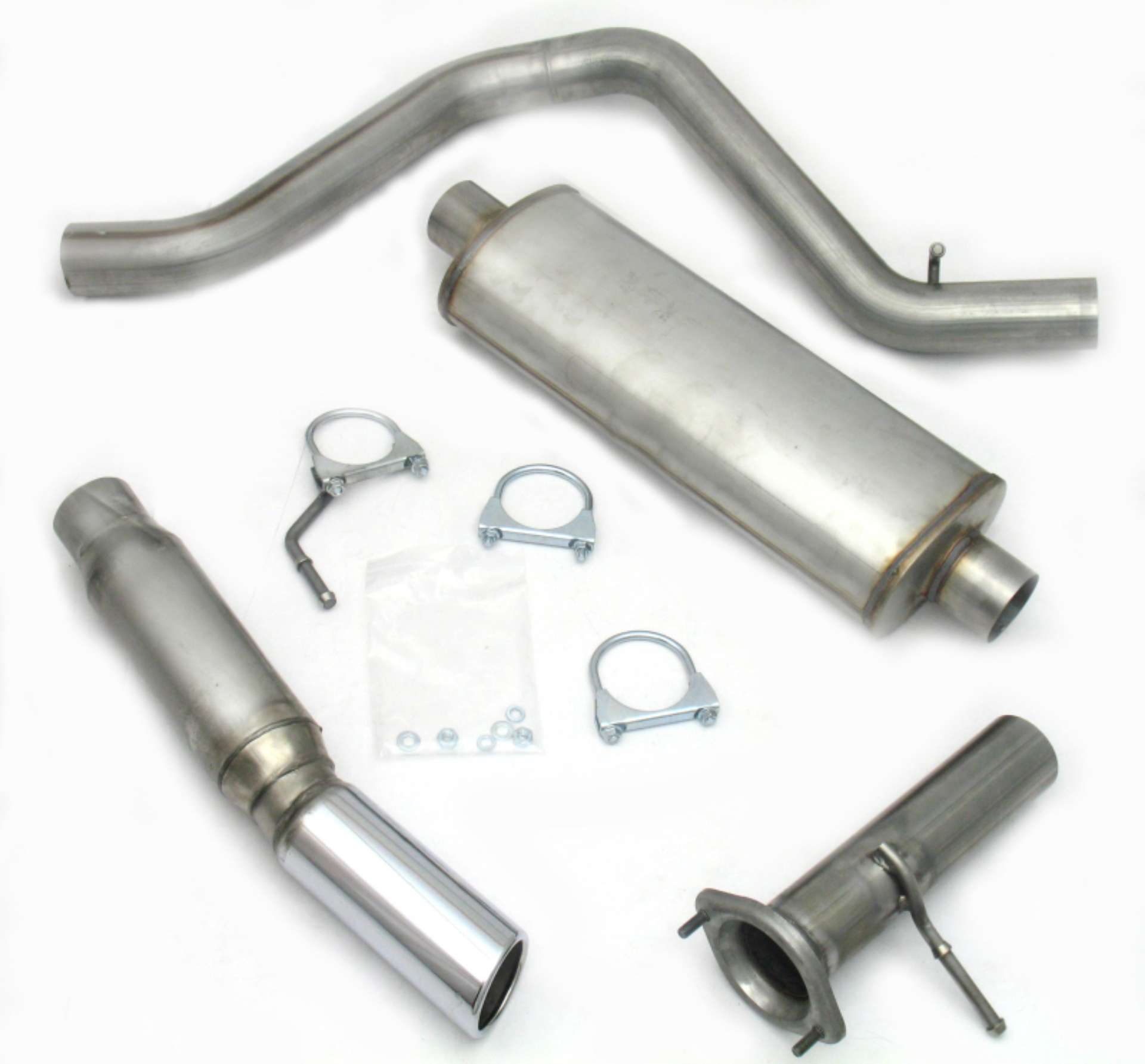 Picture of JBA 02-06 Chevrolet Trail Blazer 4-2L 409SS Single Rear Exit Cat-Back Exhaust