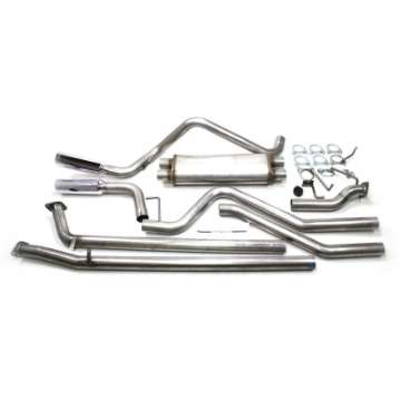 Picture of JBA 07-20 Toyota Tundra 4-6L-4-7L-5-7L 409SS Pass Side Dual Exit Cat-Back Exhaust