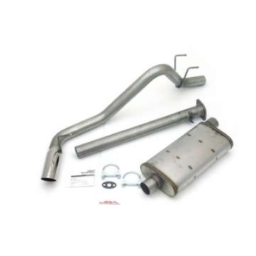 Picture of JBA 00-04 Toyota Tacoma Xtra Cab 3-4L 409SS Pass Side Single Exit Cat-Back Exhaust