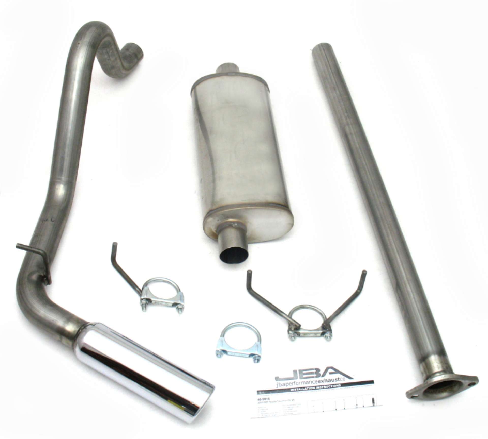 Picture of JBA 05-12 Toyota Tacoma All 2-7-4-0L 409SS Pass Side Single Exit Cat-Back Exhaust