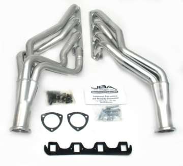 Picture of JBA 65-73 Ford Mustang 260-302 SBF 5 Speed T5-T56 1-3-4in Primary Silver Ctd Long Tube Header