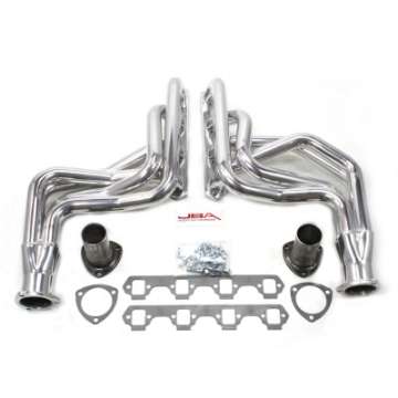 Picture of JBA 65-73 Ford Mustang 260-351W w-Mustang II Suspension 1-3-4in Primary Sliver Long Tube Header