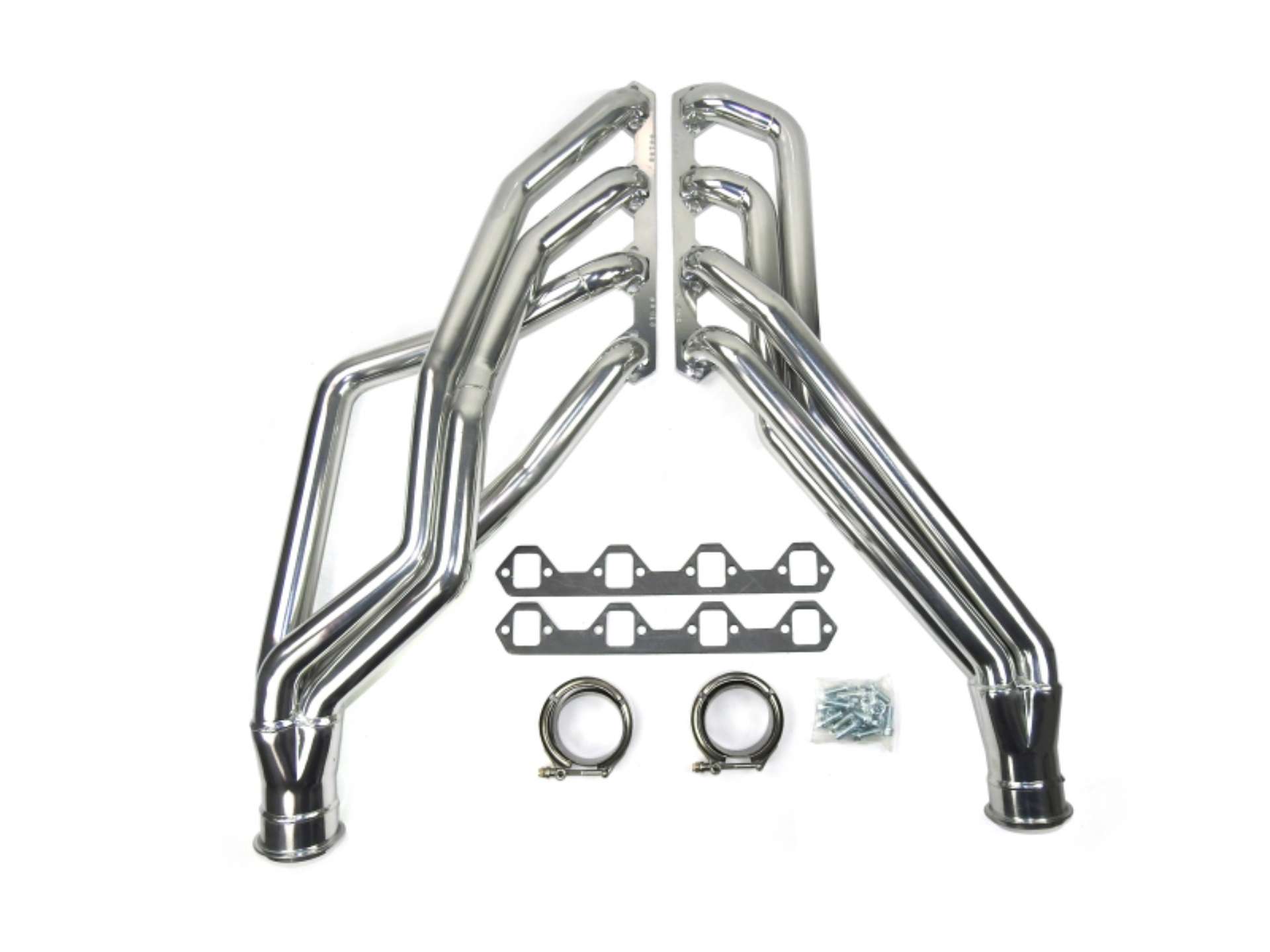 Picture of JBA 65-73 Ford Mustang 351W SBF 1-3-4in Primary Silver Ctd Long Tube Header