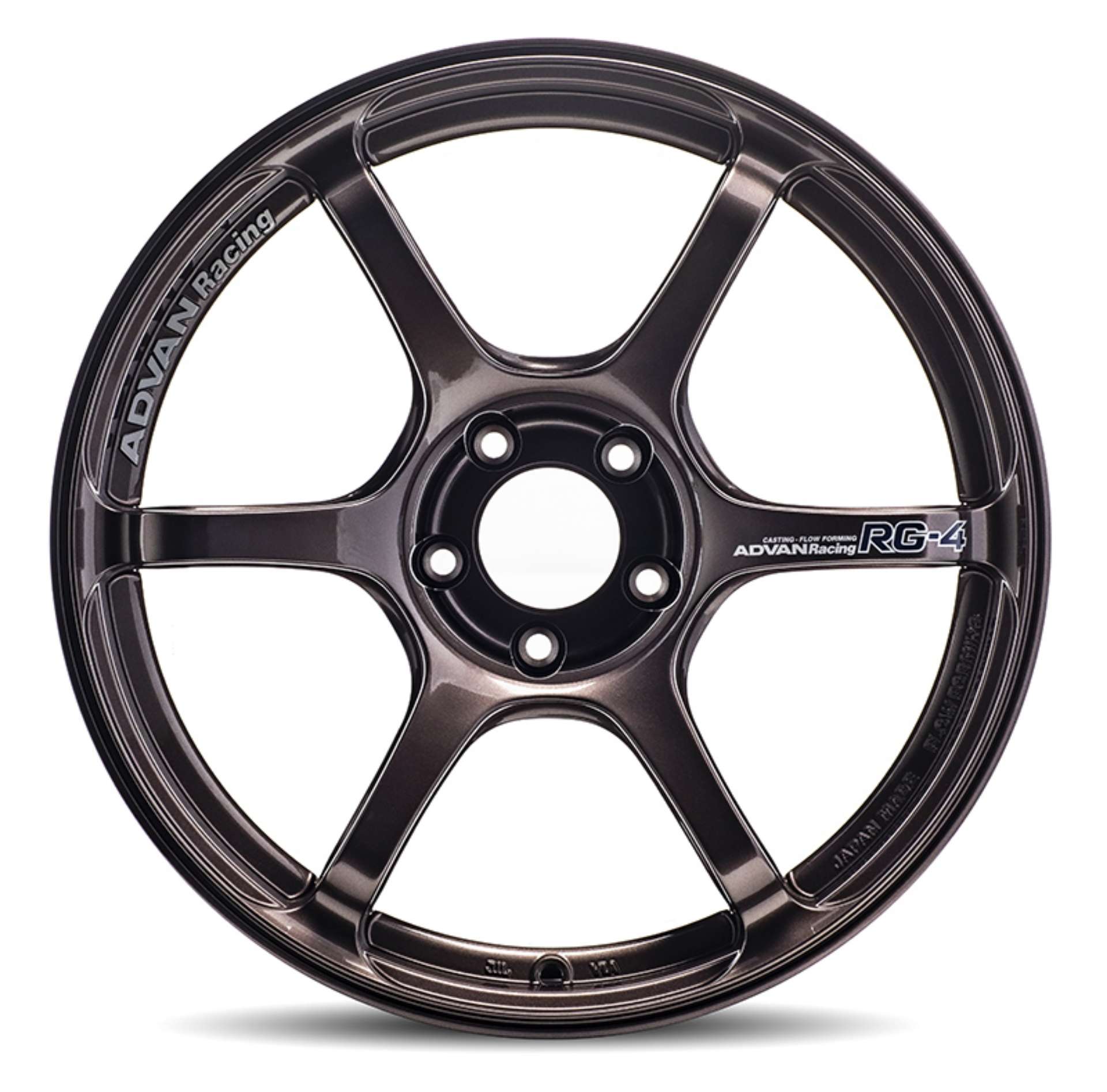 Picture of Advan RG-4 18x7 +41 4-100 Racing Copper Bronze Wheel