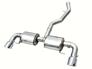 Picture of AWE 19-23 BMW 330i - 21-23 BMW 430i Base G2X Touring Axle Back Exhaust - Chrome Silver