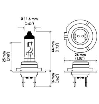 Picture of Hella Halogen H7 Bulb