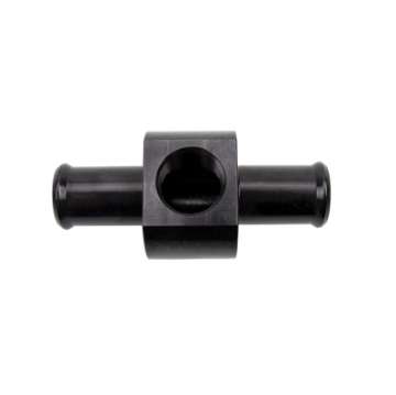 Picture of Wehrli 3-4in Hose Barb Straight w- 1-2in NPT Port Billet Aluminum Adapter Fitting - Black Anodized