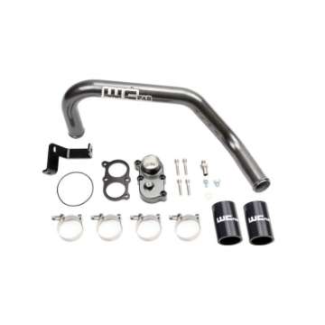 Picture of Wehrli 06-10 Duramax LBZ-LMM Thermostat Housing Kit For Dual CP3 - WCFab Grey