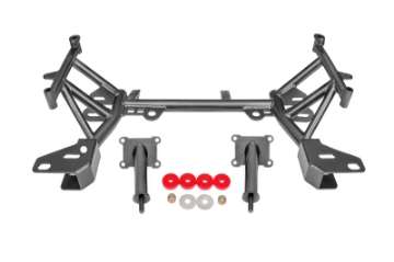 Picture of BMR 93-02 4th Gen F-Body K-member Low Mount Turbo LS1 Motor Mounts Pinto Mounts - Black Hammertone