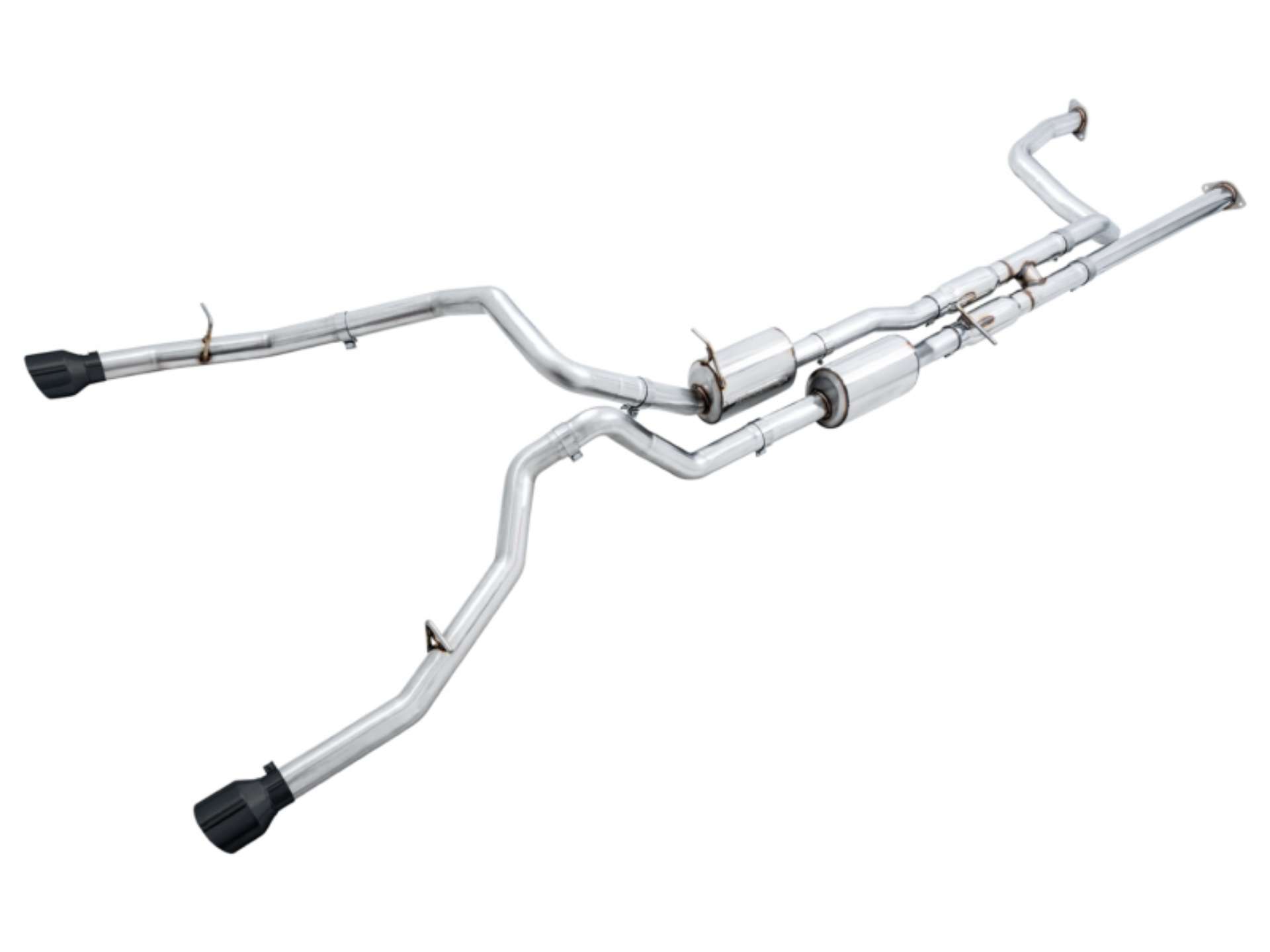 Picture of AWE Tuning 2021 RAM 1500 TRX 0FG Cat-Back Exhaust - Diamond Black Tips