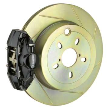 Picture of Brembo 92-98 318i-325i-328i Rear GT BBK 2 Piston Cast 2pc 294x19 1pc Rotor Slotted Type1-Black