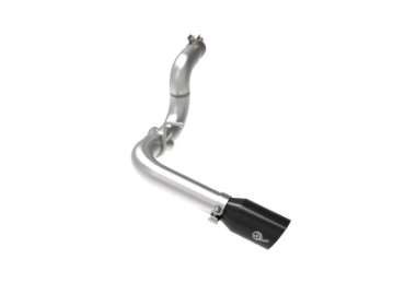 Picture of aFe 20-21 Jeep Wrangler Large Bore-HD 3in 304 Stainless Steel DPF-Back Exhaust System - Black Tip