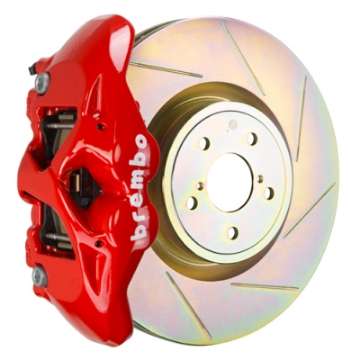 Picture of Brembo 12-16 Scion FR-S Front GT BBK 4 Piston Cast 326 x30 1pc Rotor Slotted Type1-Red