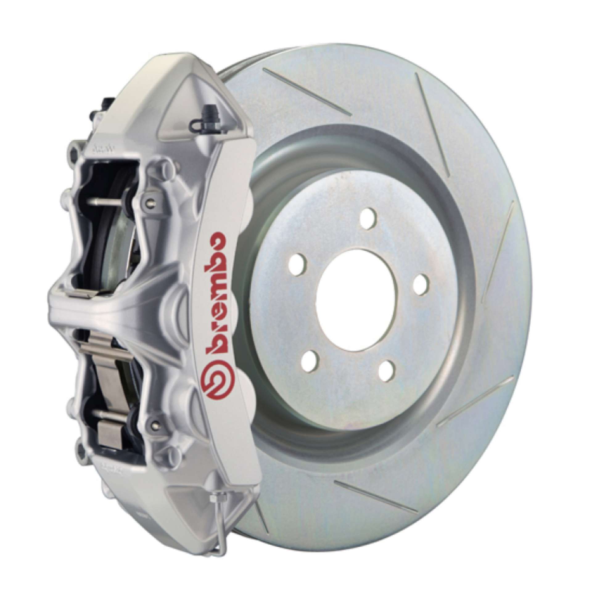 Picture of Brembo 16+ Camaro LS-LT-SS Front GT BBK 6 Piston Cast 355x32 1pc Rotor Slotted Type1-Silver