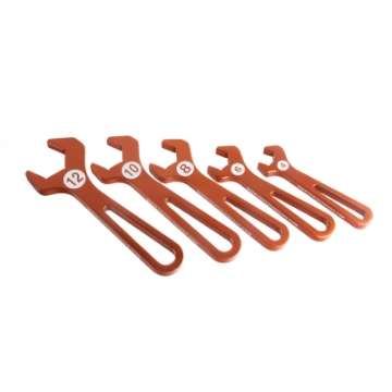 Picture of DeatschWerks T6061 AN Hose End Wrench Set Sizes 4, 6, 8, 10,12