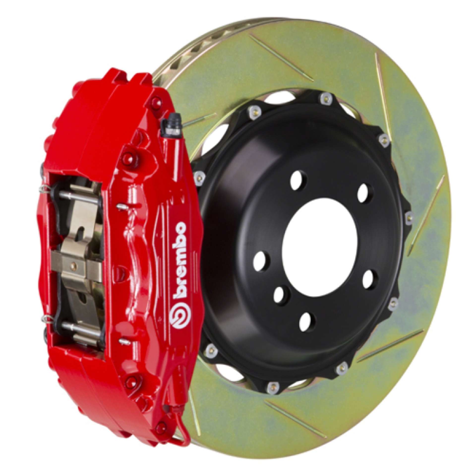 Picture of Brembo 12-16 FR-S Front GT BBK 4 Piston Cast 2pc 332x32 2pc Rotor Slotted Type1-Red