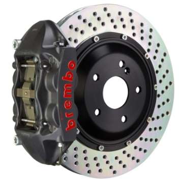 Picture of Brembo 95-99 M3 Front GTS BBK 4 Piston Cast 365x29 2pc Rotor Drilled-Black HA