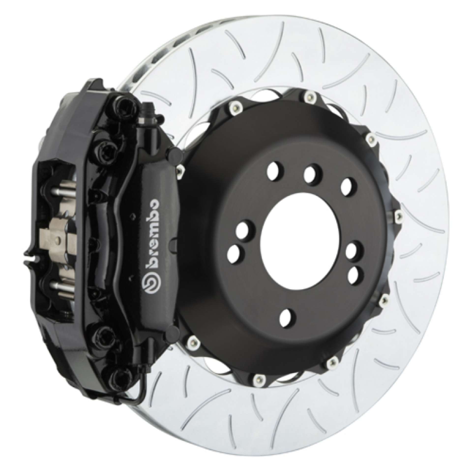 Picture of Brembo 12-16 FR-S-12-20 BRZ-17-20 86 Fr GT BBK 4 Piston Cast 345x28 2pc Rotor Slotted Type3-Black