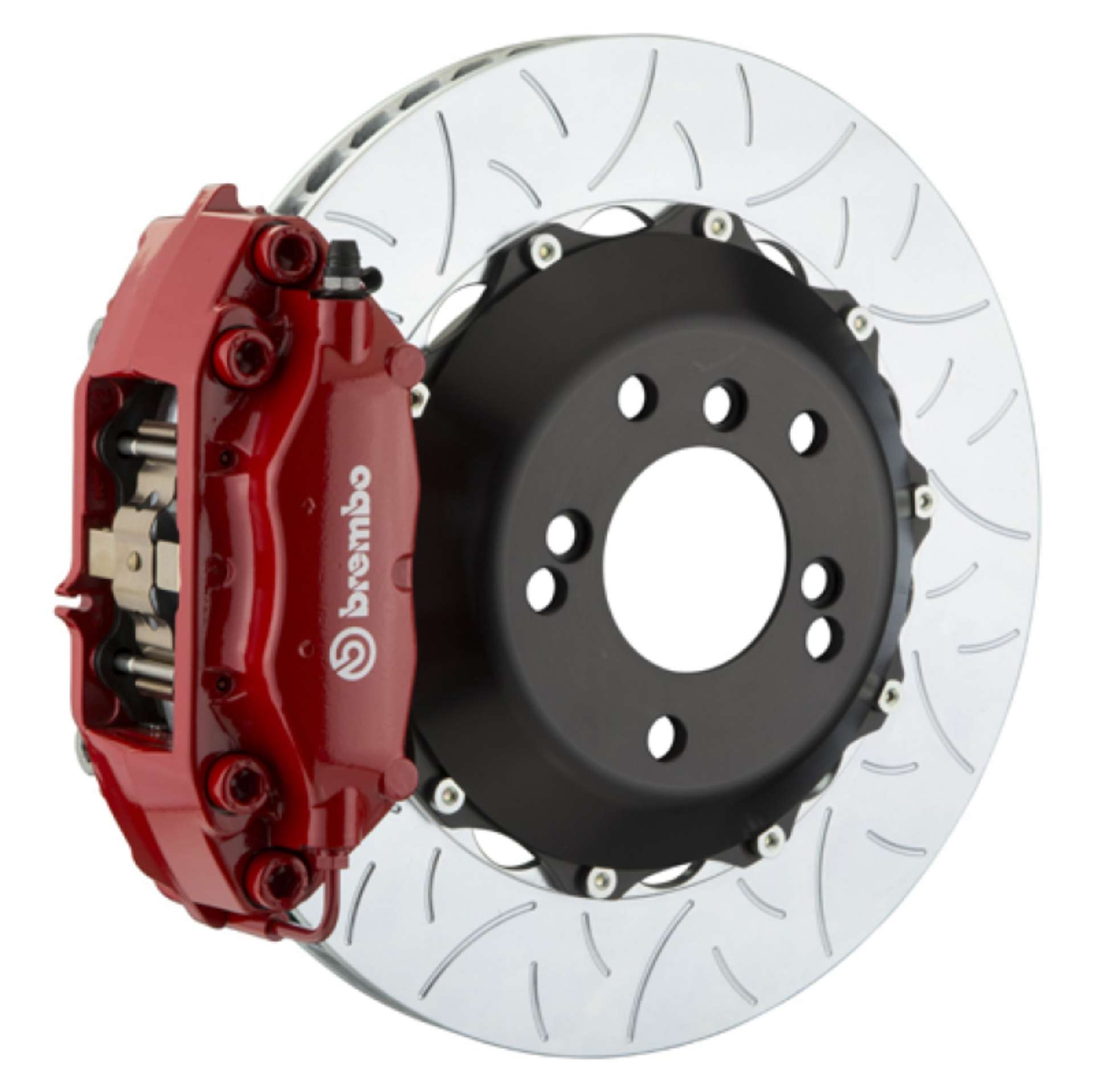 Picture of Brembo 12-16 FR-S-12-20 BRZ-17-20 86 Front GT BBK 4 Piston Cast 345x28 2pc Rotor Slotted Type3-Red