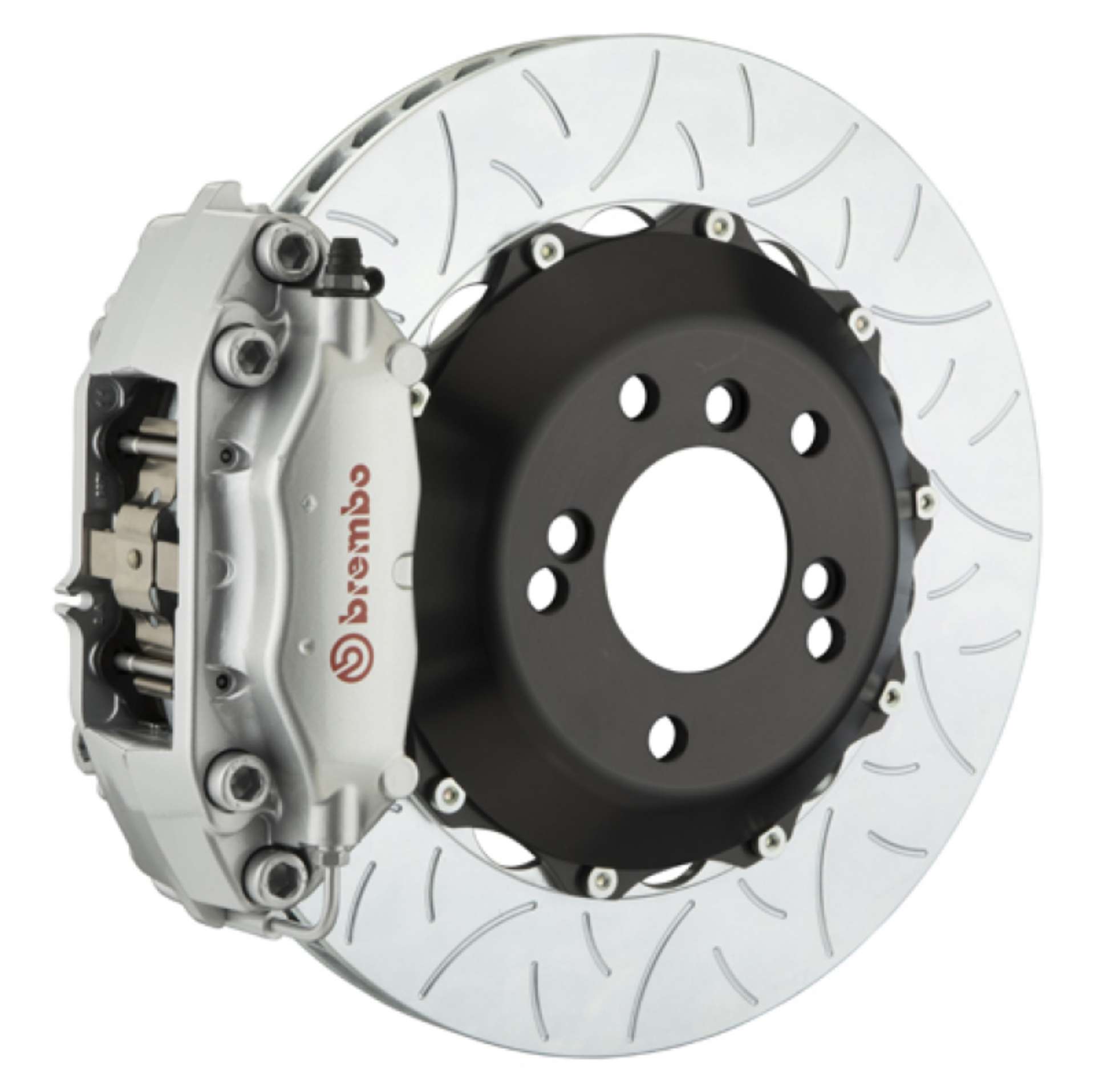 Picture of Brembo 12-16 FR-S-12-20 BRZ-17-20 86 Front GT BBK 4 Pist Cast 345x28 2pc Rotor Slotted Type3-Silver