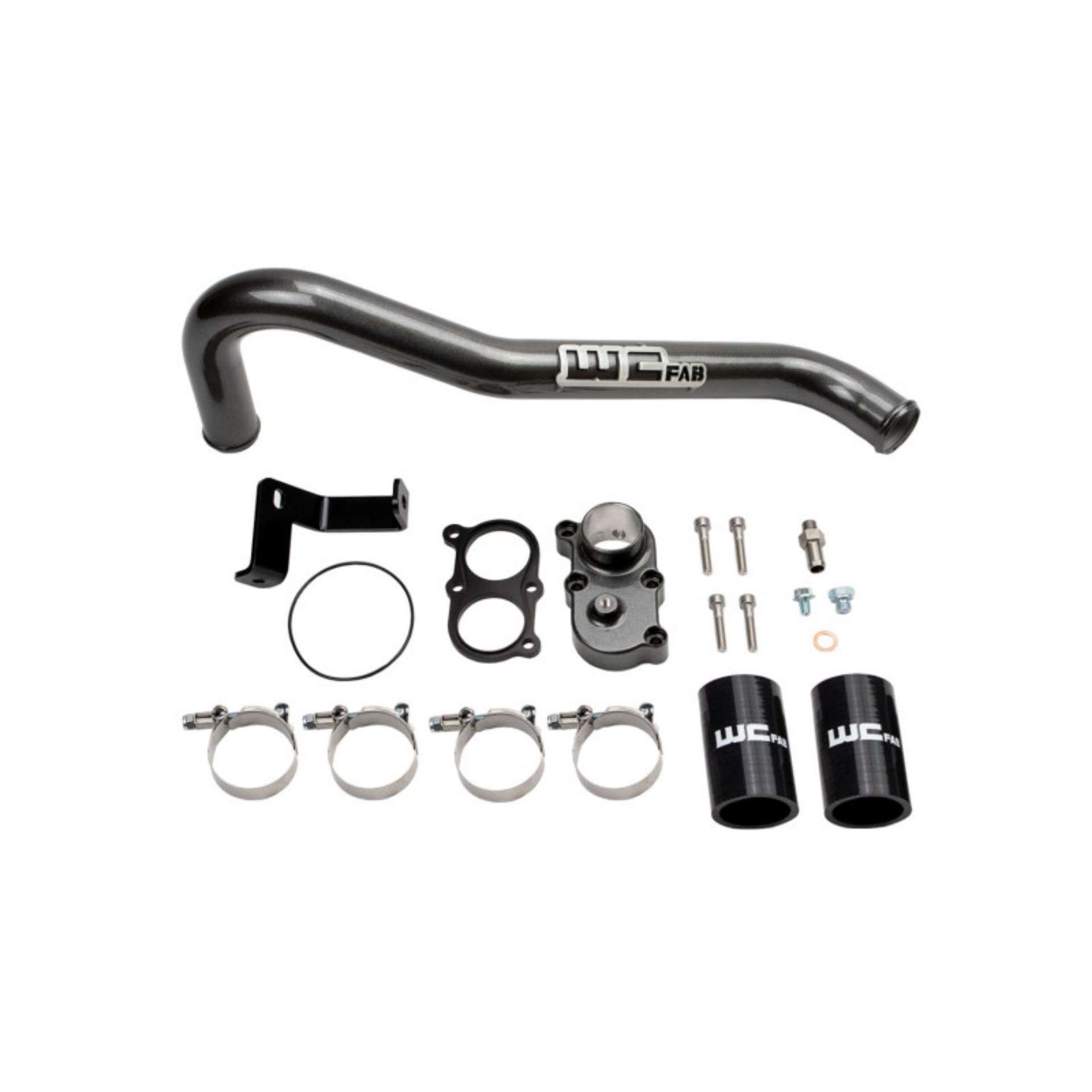 Picture of Wehrli 06-10 Duramax LBZ-LMM Thermostat Housing Kit - Semi-Gloss Black