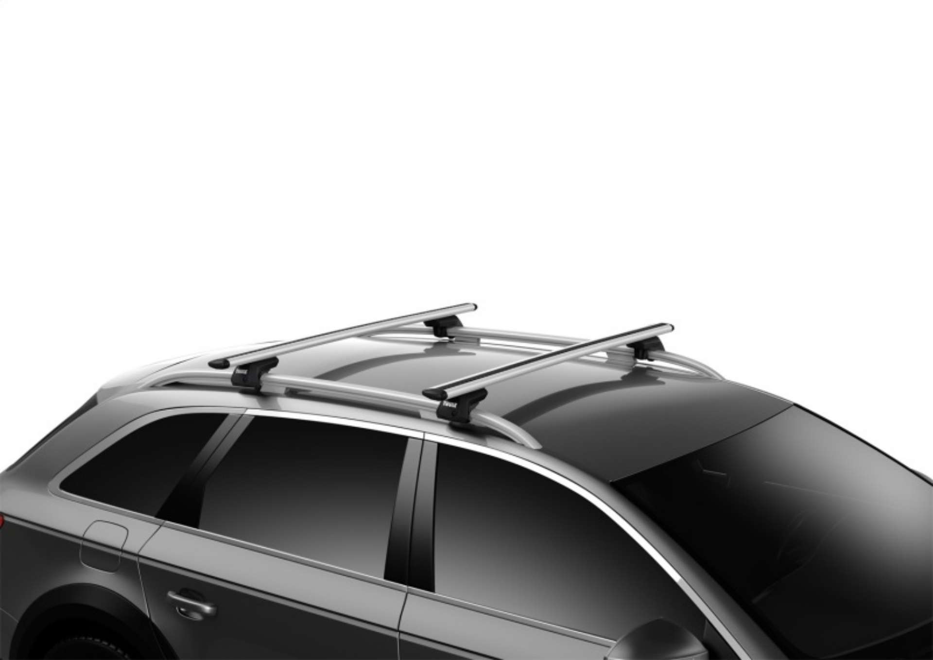 Picture of Thule Evo Raised Rail Load Carrier Feet Vehicles w-Raised Railings - Black