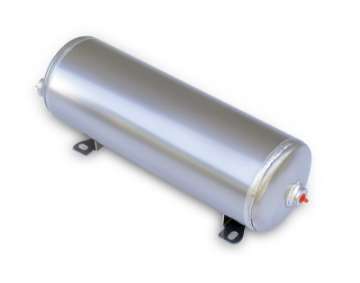 Picture of Ridetech Air Tank 2 Gallon Aluminum w- 2- 1-4in Ports and 1- 1-8in Port