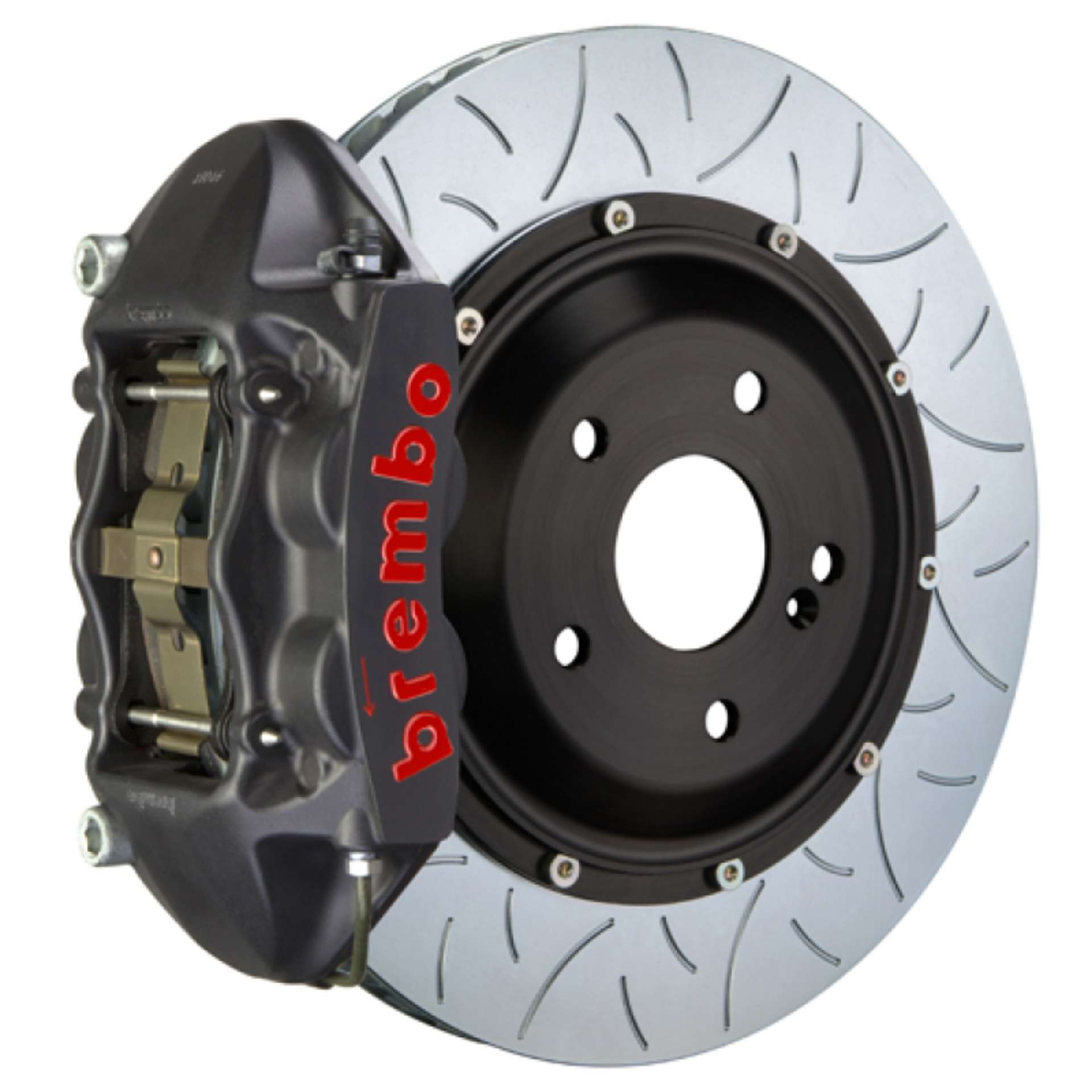 Picture of Brembo 12-16 FR-S-12-20 BRZ-17-20 86 Fr GTS BBK 4 Pist Cast 345x28 2pc Rotor Slotted Type3-Black HA