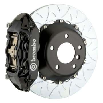 Picture of Brembo SS Rear GT BBK 4 Piston Cast 380x28 2pc Rotor Slotted Type-3-Black