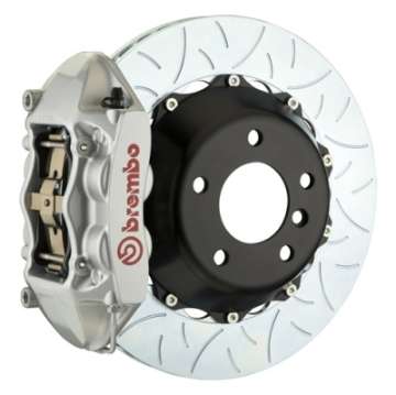 Picture of Brembo SS Rear GT BBK 4 Piston Cast 380x28 2pc Rotor Slotted Type-3-Silver