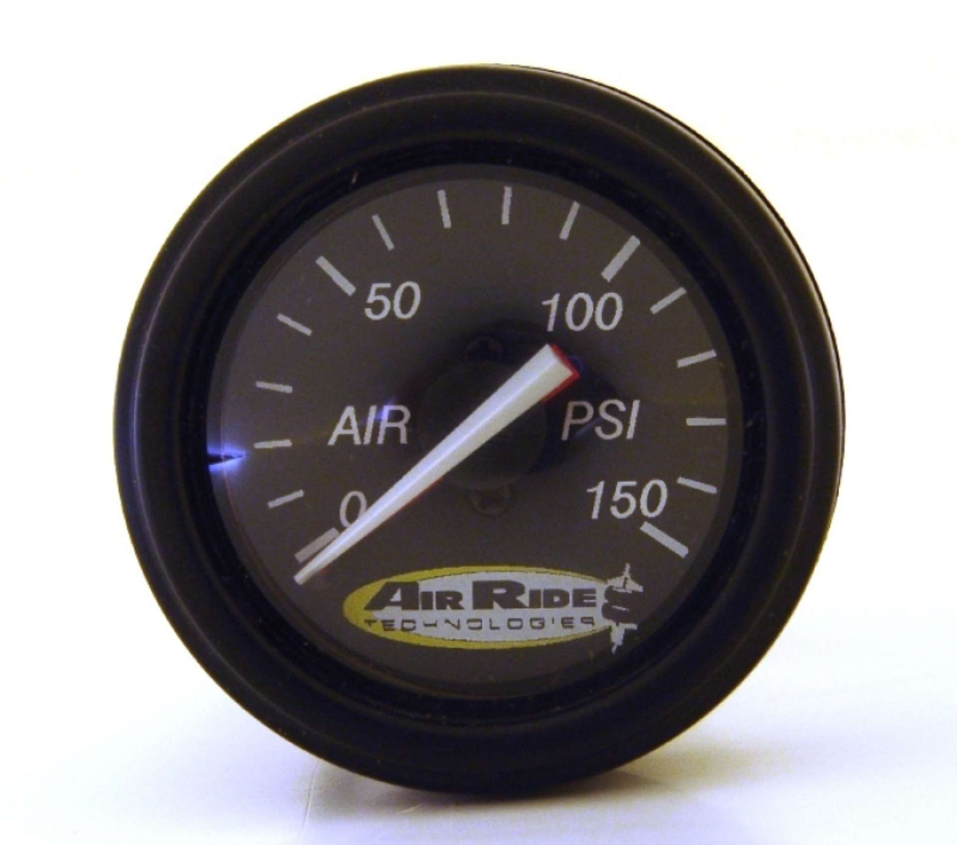 Picture of Ridetech Air Pressure Gauge Dual Needle Black Face 150psi w- Fittings