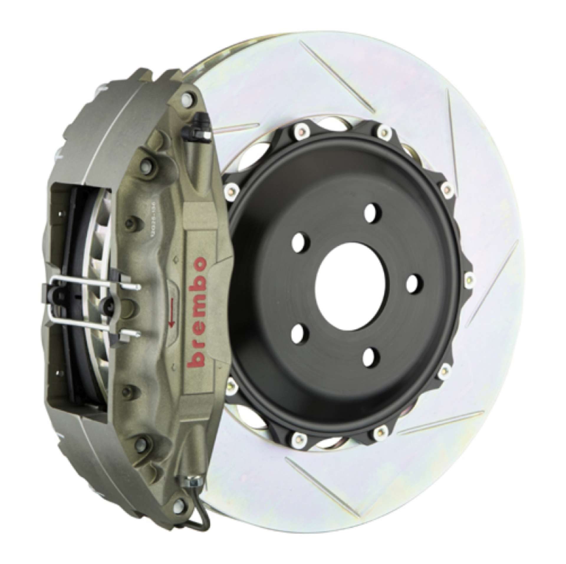 Picture of Brembo 12-20 BRZ PISTA Front Race BBK 4 Piston Cast 2pc 332x32x54a 2pc Rotor T1-Clear HA