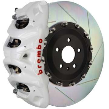 Picture of Brembo 23+ Z RZ34 Rear GT BBK 4 Piston Cast 380x28 2pc Rotor Slotted Type-1- White