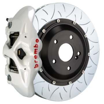 Picture of Brembo 23+ Z RZ34 Rear GT BBK 4 Piston Cast 380x28 2pc Rotor Slotted Type-3- White