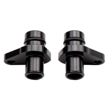 Picture of Wehrli 04-5-2010 Duramax LLY-LBZ-LMM Crankcase Vent PCV Fitting Kit - Billet Black Anodized