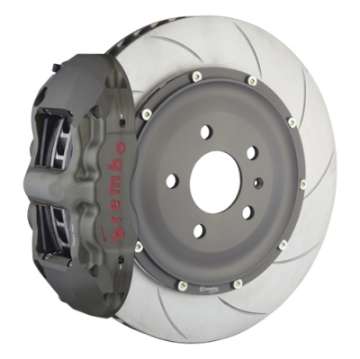 Picture of Brembo 80-89 930 PISTA Front Race BBK 4 Piston Cast 2pc 328 x32x6 4a 2pc Rotor T5-Clear HA