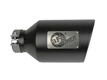 Picture of aFe Power MACH Force-Xp 409 Stainless Steel Clamp-on Exhaust Tip Black