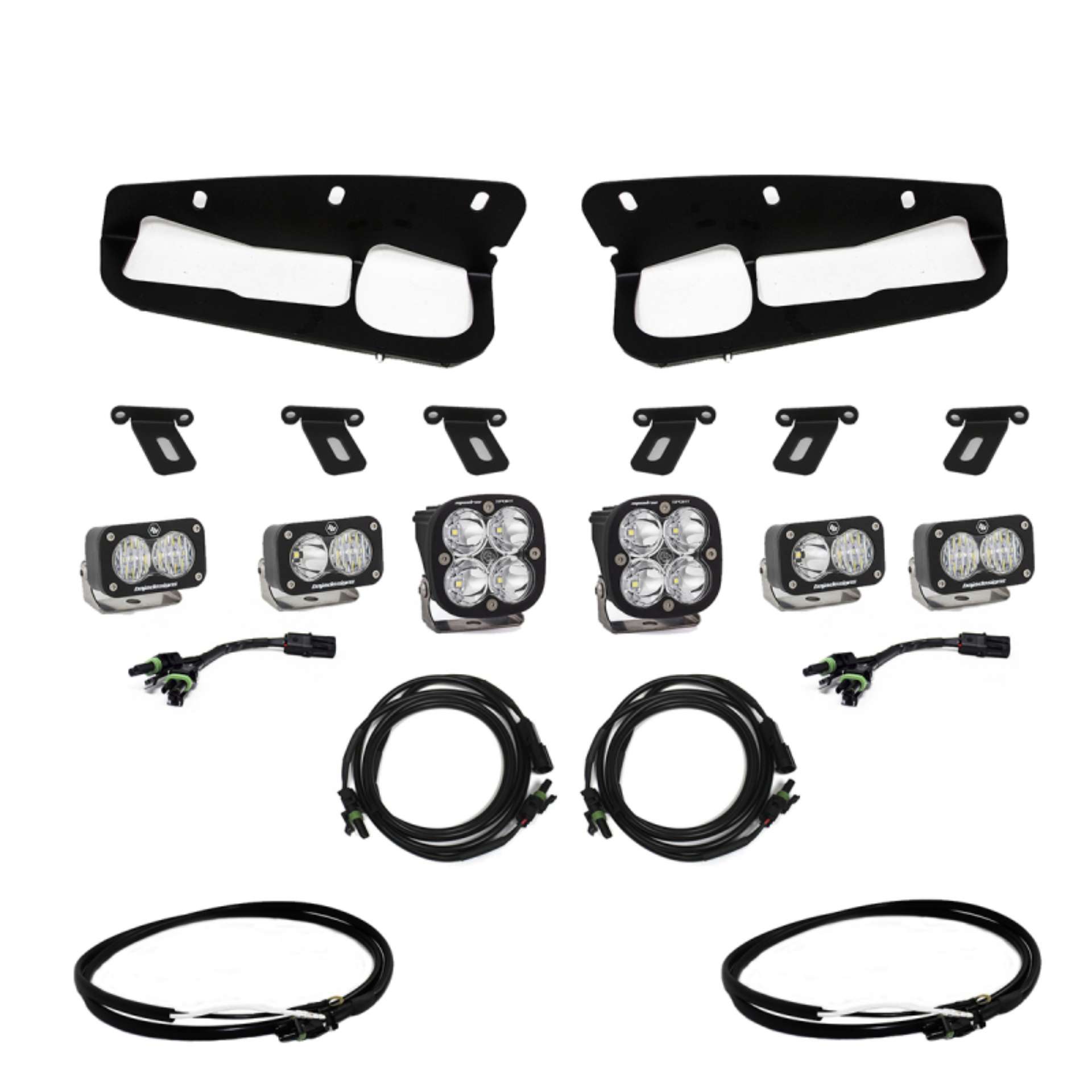 Picture of Baja Designs 2021+ Ford Bronco Fog Pocket Kit 21-Up Sportsmen w-Upfitter