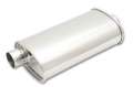 Picture of Vibrant StreetPower Oval Muffler 3-50in Inlet-Outlet Offset-Center