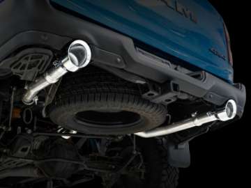 Picture of AWE Tuning 19-21 RAM 1500 5-7L w-Cutouts 0FG Dual Rear Exit Cat-Back Exhaust - Chrome Silver Tips