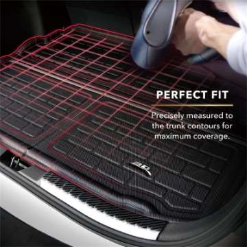 Picture of 3D MAXpider 12-18 Ford Focus Hatchback without Subwoofer Kagu Cargo Liner - Black