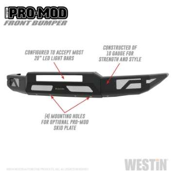 Picture of Westin 15-20 Chevrolet Colorado Pro-Mod Front Bumper