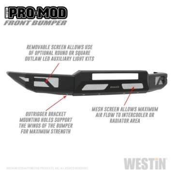 Picture of Westin 15-20 Chevrolet Colorado Pro-Mod Front Bumper