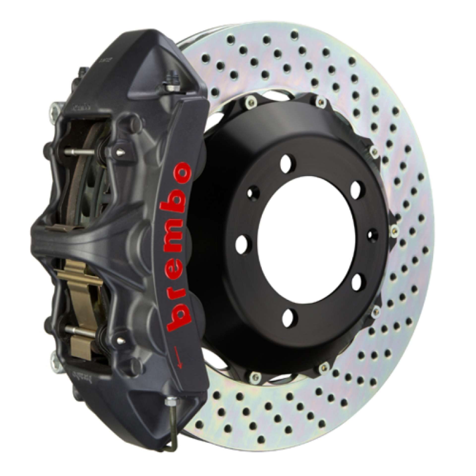 Picture of Brembo 95-99 M3 Front GTS BBK 6 Piston Cast 355x32 2pc Rotor Drilled-Black HA